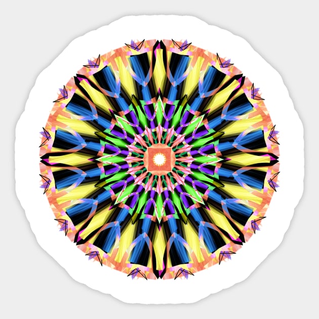 Kaleidoscope Sticker by Meo Design